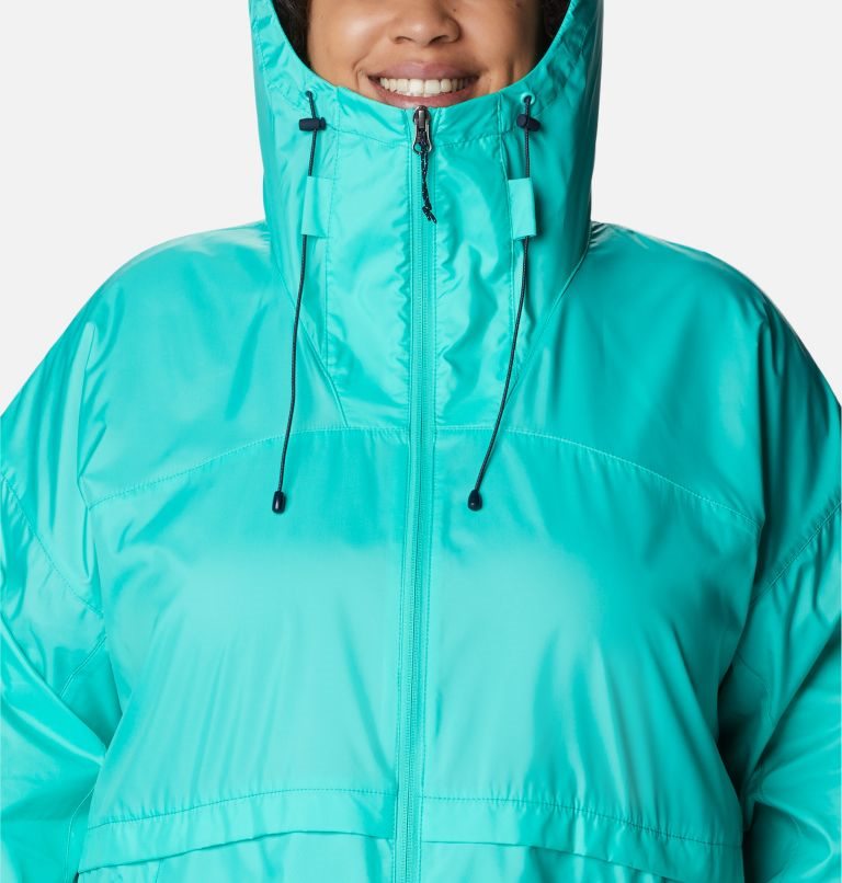 Jacheta Columbia Alpine Chill Windbreaker Dama Turcoaz | Plus Size ST09ZS8Q7